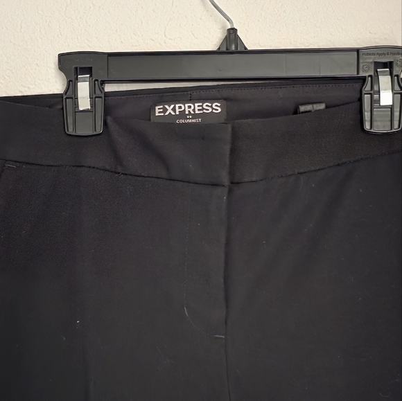 Express Black Dress Pants Size 8 Striaght - Picture 2 of 5